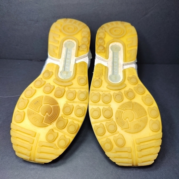 Adidas Originals ZX Flux Primeknit Z Off White Running Sneaker Men's Shoe Size 9 - Picture 9 of 10